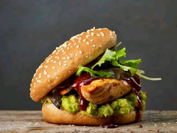 Mexican Chicken & Cheese A Burger