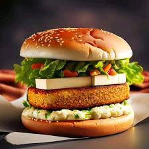 Veg Crispy Paneer Burger
