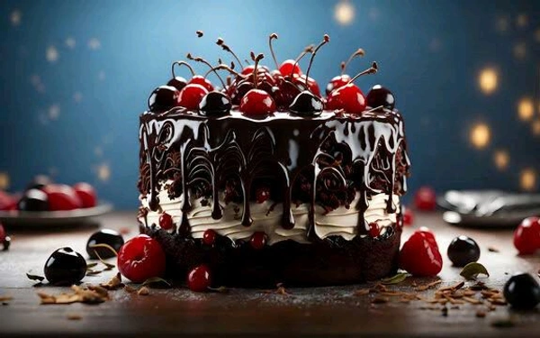 PREMIUM BLACK FOREST CAKE -{1/2 Kg }