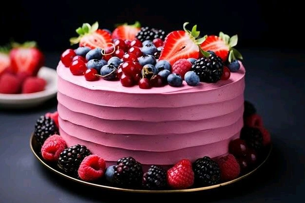  BERRY BLAST CAKE - { 1/2 kg }