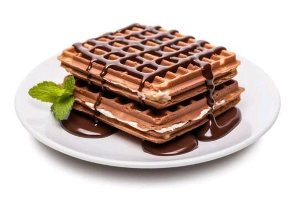 DOUBLE WAFFLE WITH TRIPLE
CHOCOLATE