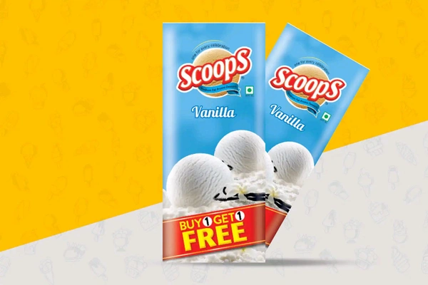 Scoops Vanilla -700 ML Buy1+ GET 1