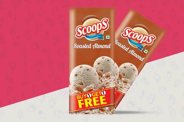 Scoops Roasted Almonds -700 Ml Buy1+GET1