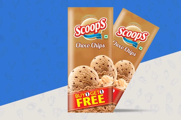 Scoops Choco Chips -700 Ml Buy1+Get1