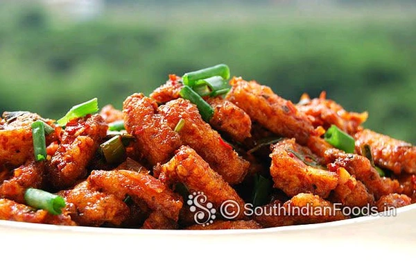Spicy  Baby Corn Manchurian 