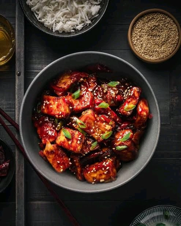 Spicy  Chilli Paneer 