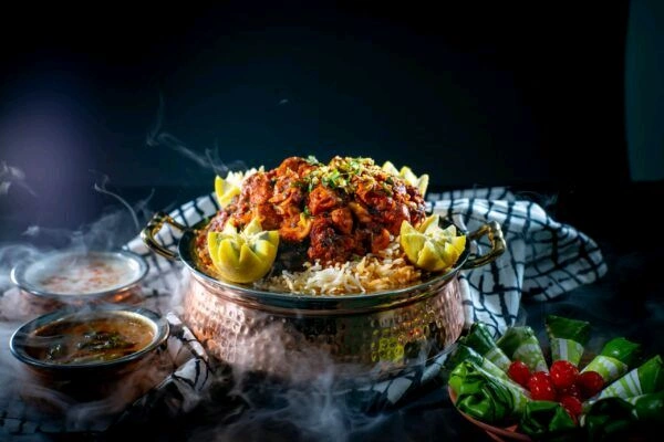 Spicy  Chicken Lollipop Biryani 