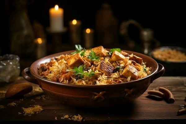 Panner biryani