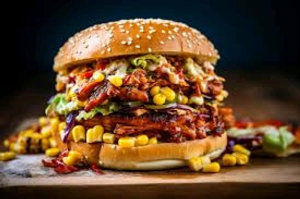 Wings Bbq Chicken Corn Burger 