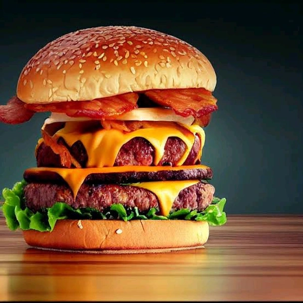 wings  Veg Double Patty Burger 
