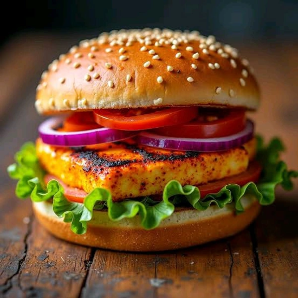 Wings  Paneer Tikka burger 