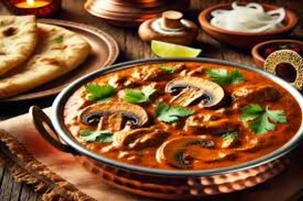 Bamboo  Mushroom Masala Curry