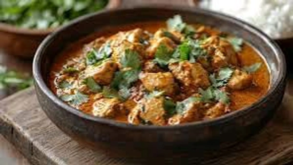 Bamboo Telangana Chicken Curry 