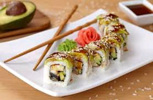 Bamboo  Veg Dragon Rolls 