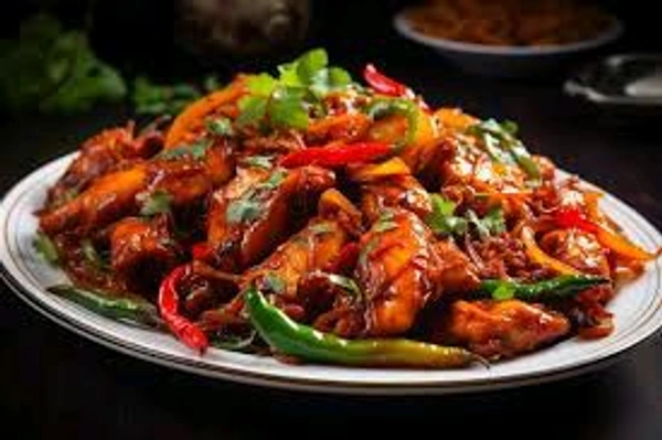 Bamboo  Dry Chicken 