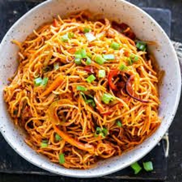 Bamboo  Veg Schezwan Noodles 