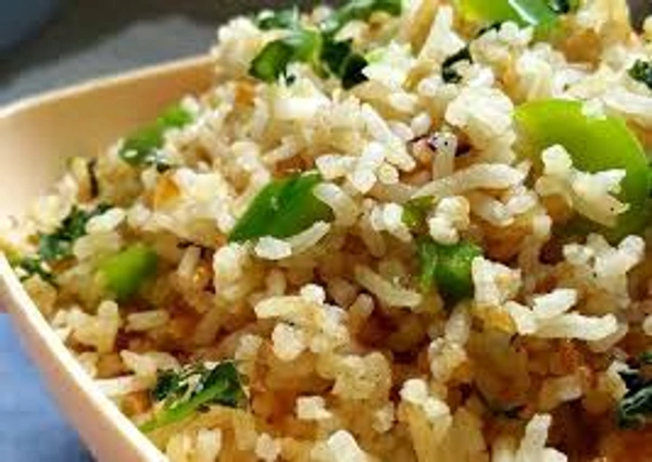 Bamboo  Green Pepper Fried Rice