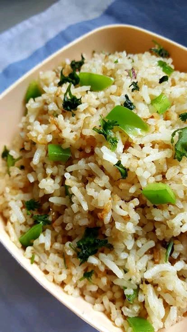 Bamboo  Green Pepper Fried Rice