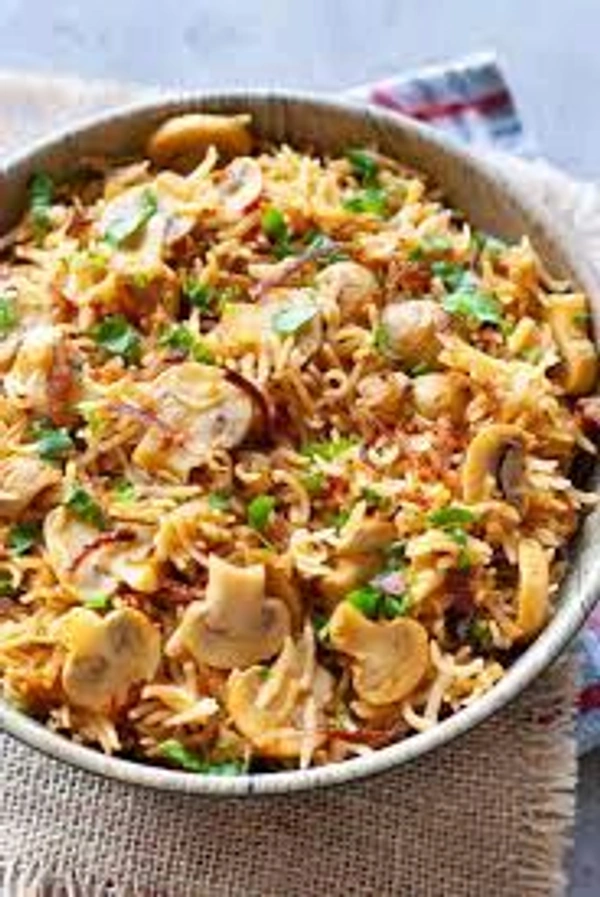 Bamboo  Tomato Mushroom Pulao 