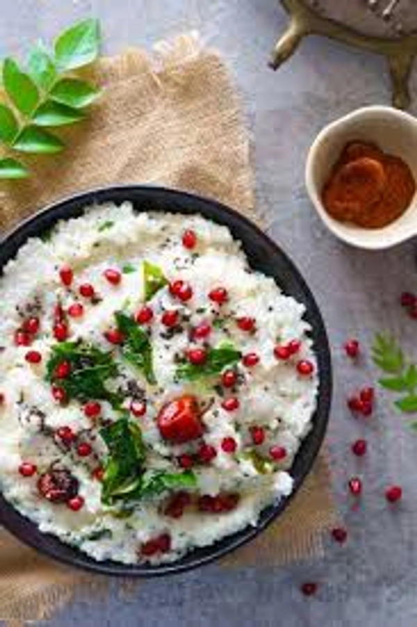 Bamboo  Curd Rice 