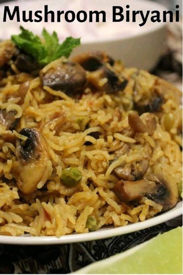 Bamboo  Mushroom Biryani Family 
