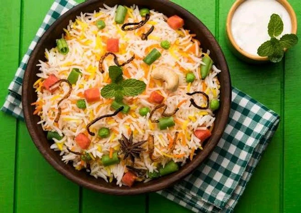 Bamboo  Veg Biryani 