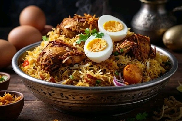 Egg Family biryani