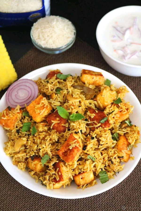 Paneer biryani Regular