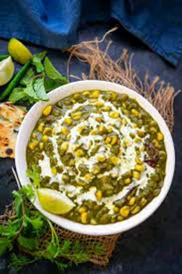 Veerabhadra  Palak Baby Corn Masala