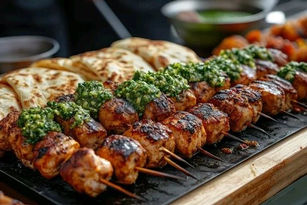 Veerabhadra  Chicken Kalmi Kabab Full