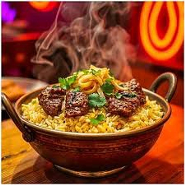 Veerabhadra  Mutton Ghungura biryani 