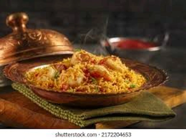 Veerabhadra  Prawns ghungura biryani 