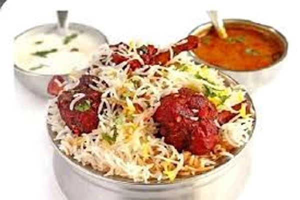 Veerabhadra  Chicken Lollipop biryani 
