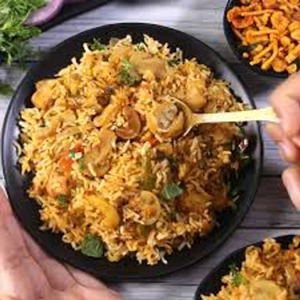 Veerabhadra  Mushroom biryani