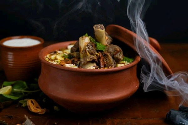 Platinum  Mutton biryani bhunagosh ( Basamati Kazana )