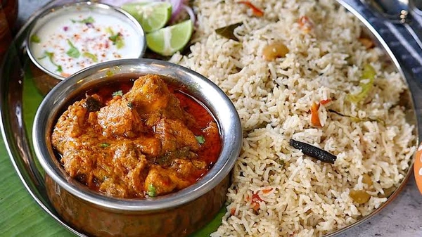 Polam Gattu  Bagara with chicken
