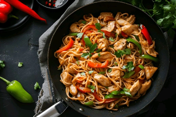 Veerabhadra bakery  chicken noodles