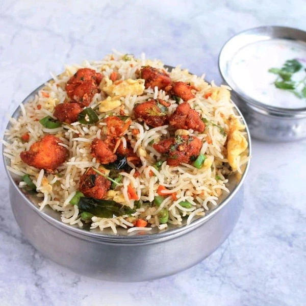 Gobi egg fried rice