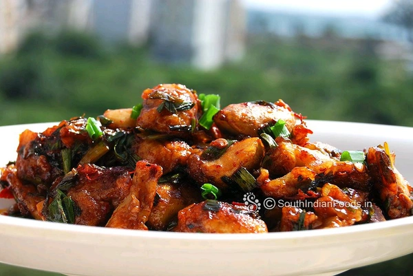 Veerabhadra bakery  Mushroom Manchurian 