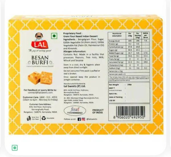 Lal Besan Burfi 200 g