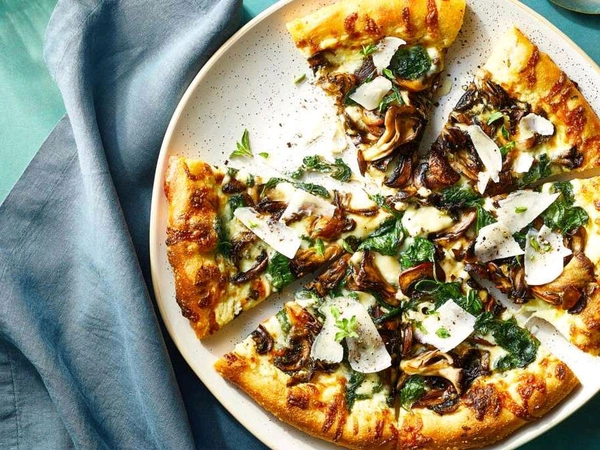 Ks bakery  Mushroom Pizza 