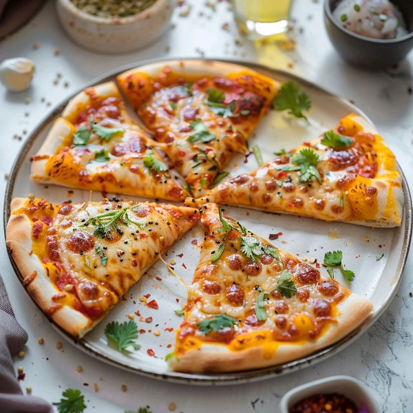 Ks bakery  Schezwan Veg Pizza