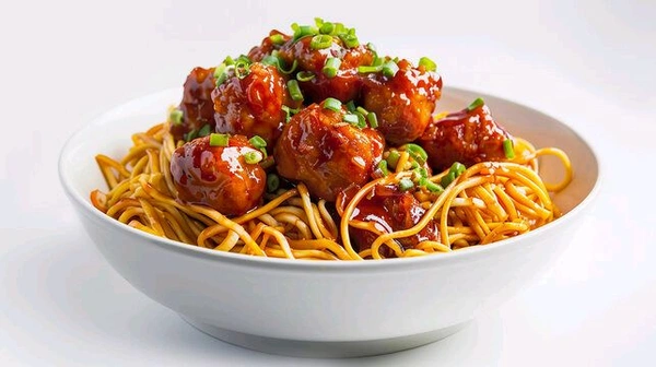 Ks bakery  Veg Manchurian Noodle Full