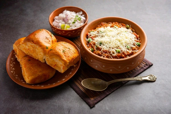 Crazy Food  Cheese Pav bhaji