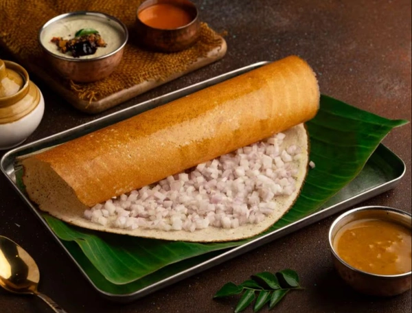 babai hotel  Onion Rava dosa