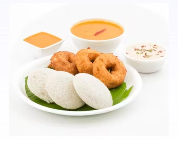 babai hotel (2)Idli+(1) Garelu 