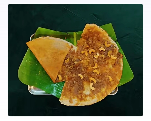 babai hotel Sweet Purnam dosa 