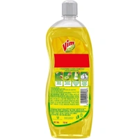 Vim Dishwash Liquid Gel Lemon, With Lemon Fragrance, Leaves No Residue, Grease Cleaner For All Utensils - 500ml
