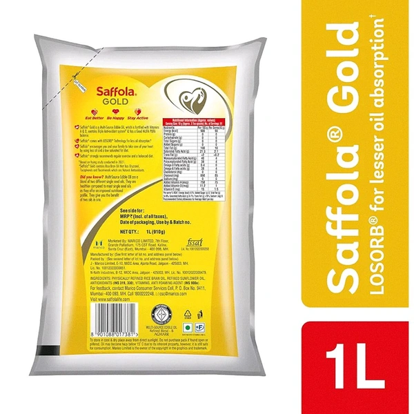 Saffola Gold Power Of 3 ||1L - 1L