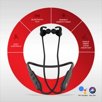 boAt Rockerz 255R Bluetooth Earphones with Mic - Red - Red